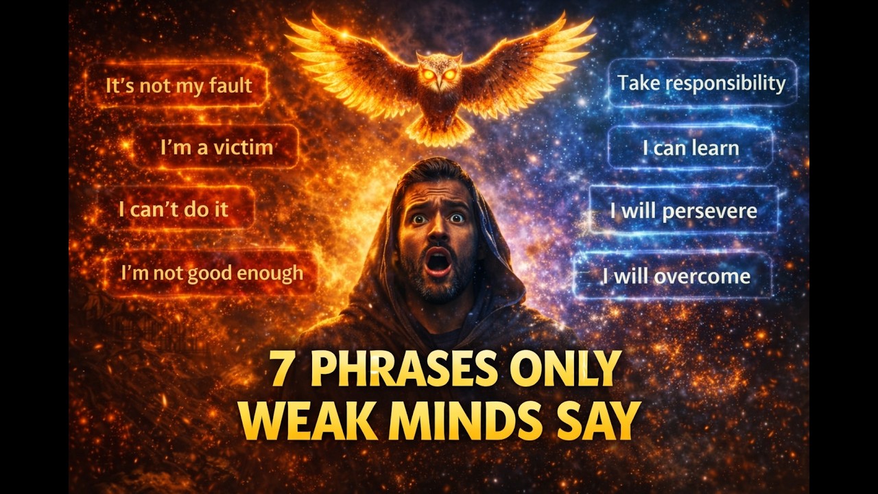 7 Phrases Only Weak Minds Say (Stoics Warned About This)