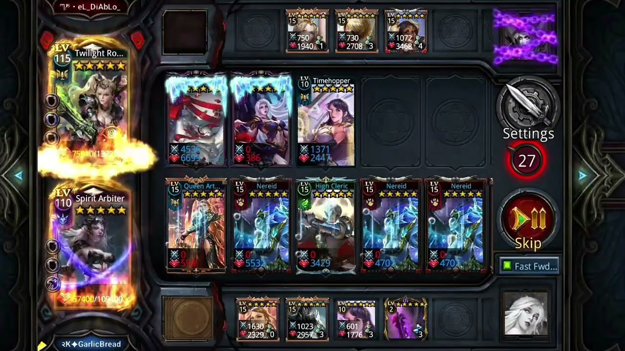 Deck Heroes - રҞ✦GarlicBread  Vs. MP•eL_DiAbLo_ -Deck Duels 