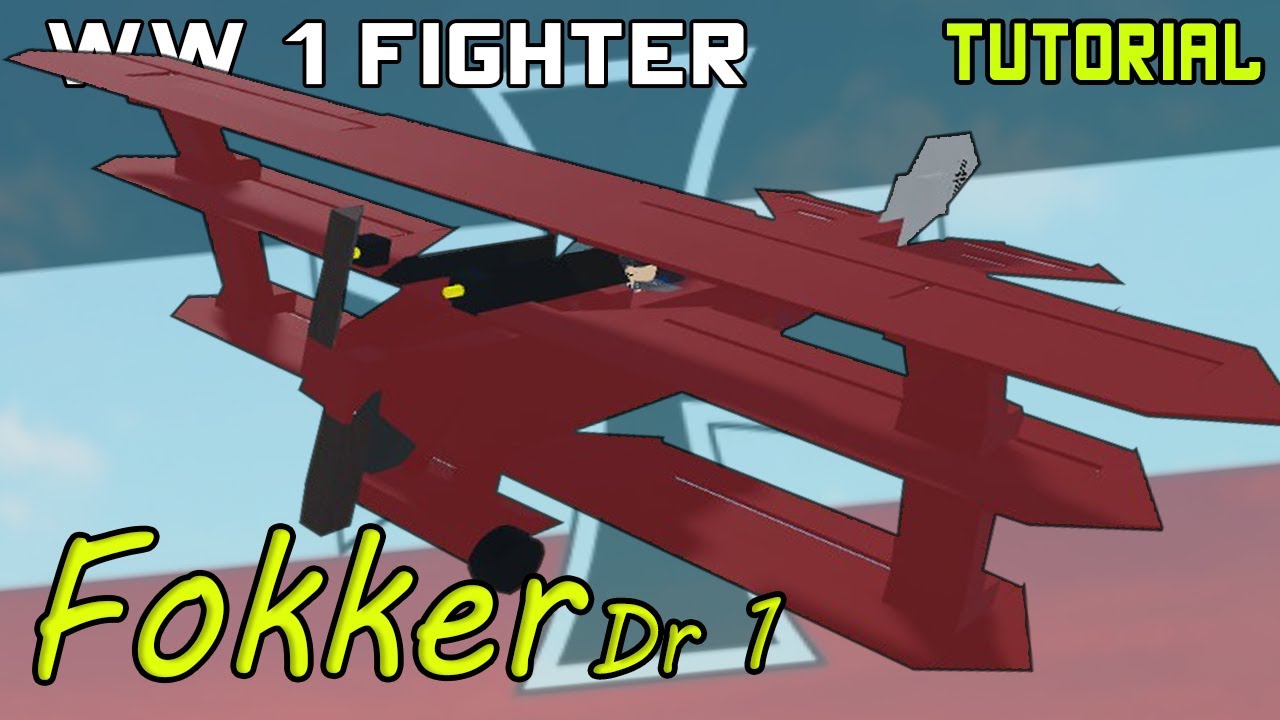 Red Baron's Fokker Dr.I | Plane Crazy - Tutorial