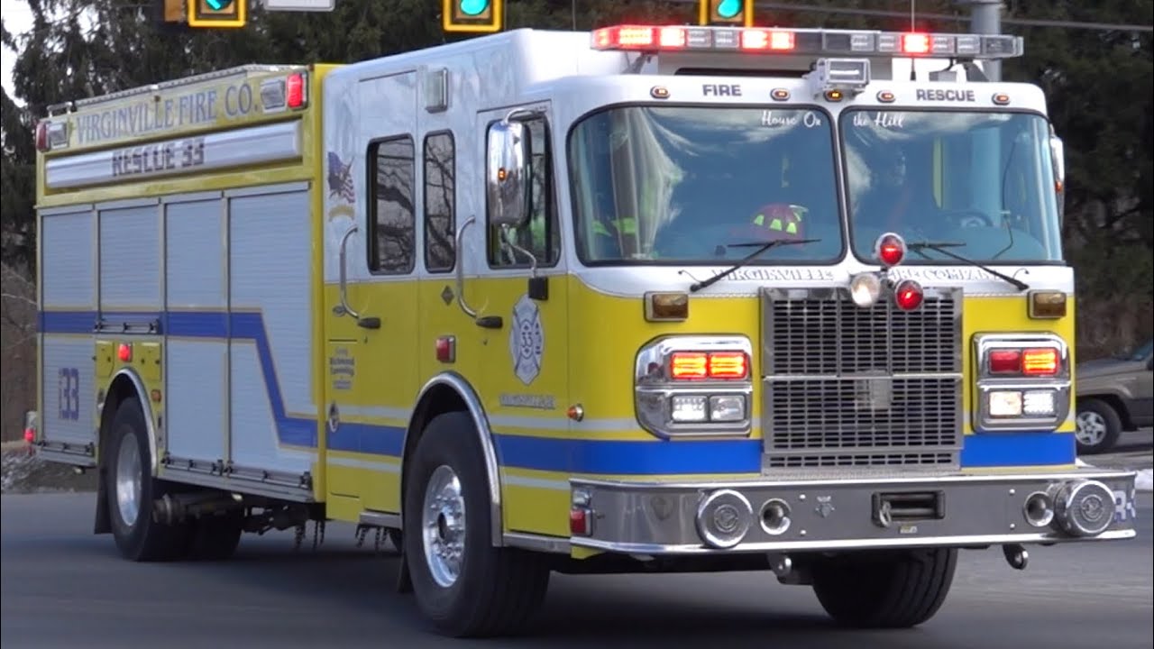 Virginville Fire Company Rescue 33 Responding 1/29/25