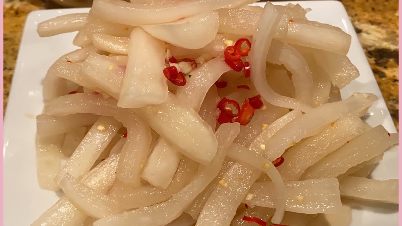 #របៀបធ្វើឆៃប៉ូវផ្អែមឱ្យស្រួយឆ្ងាញ់                       Crunchy Pickled Daikon @vannakitchen4269