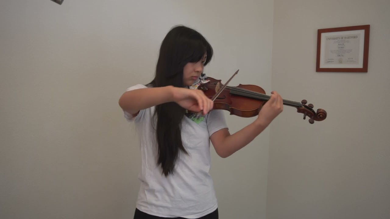Sibelius Concerto in D minor 1st Mvt. Violin Solo Yilin