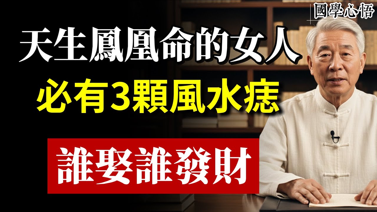 天生「鳳凰命」的女人，身上必有這3顆「風水痣」！哪怕只佔一個，也是大富大貴！