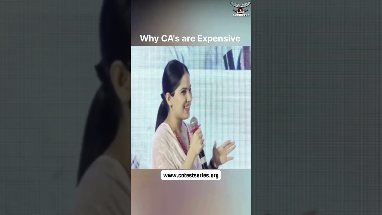 Why CA's Are Expensive.... 