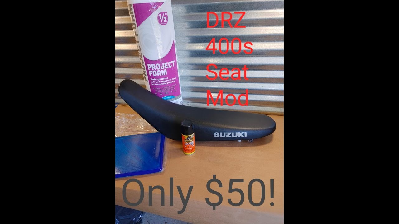 DIY DRZ400s/ 400sm seat mod