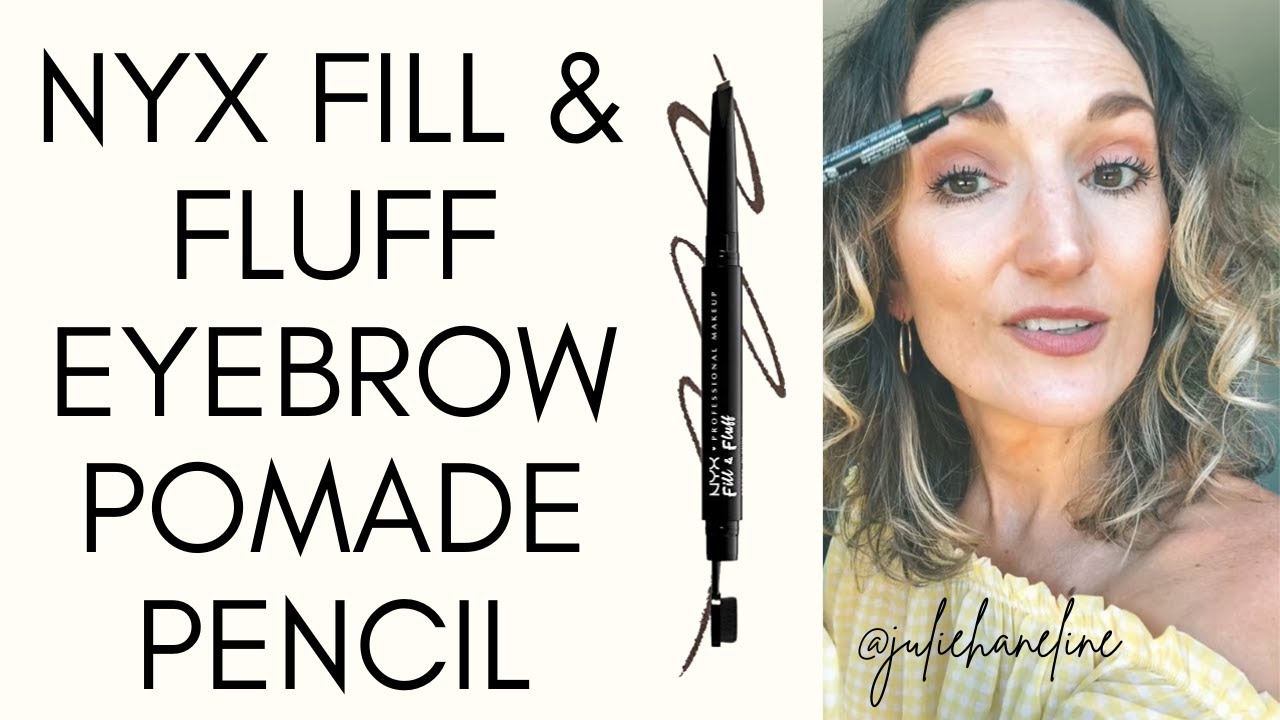NYX Cosmetics Fill & Fluff Eyebrow Pomade Pencil Review