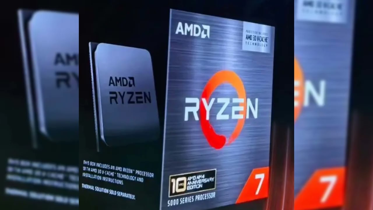 Замечен процессор AMD Ryzen 7 5800X3D 10 Year AM4 Anniversary Edition.