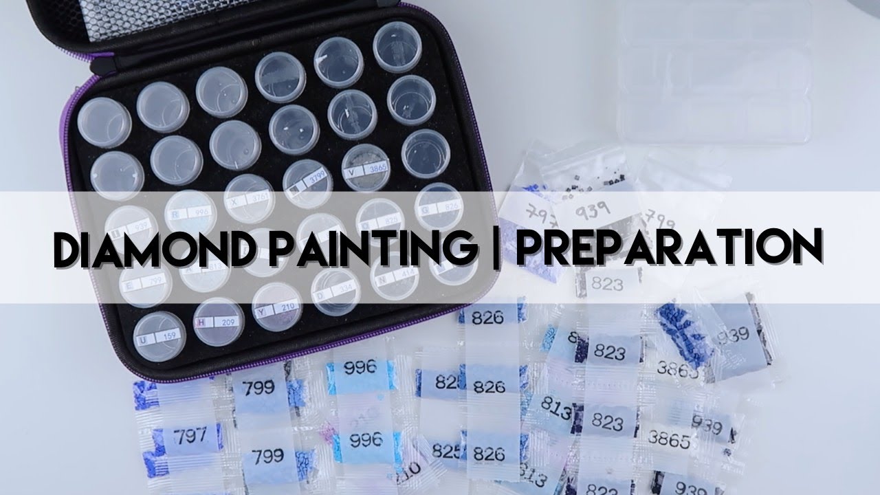 Diamond Painting - Breakdown & Preparation | 20x25 Couple