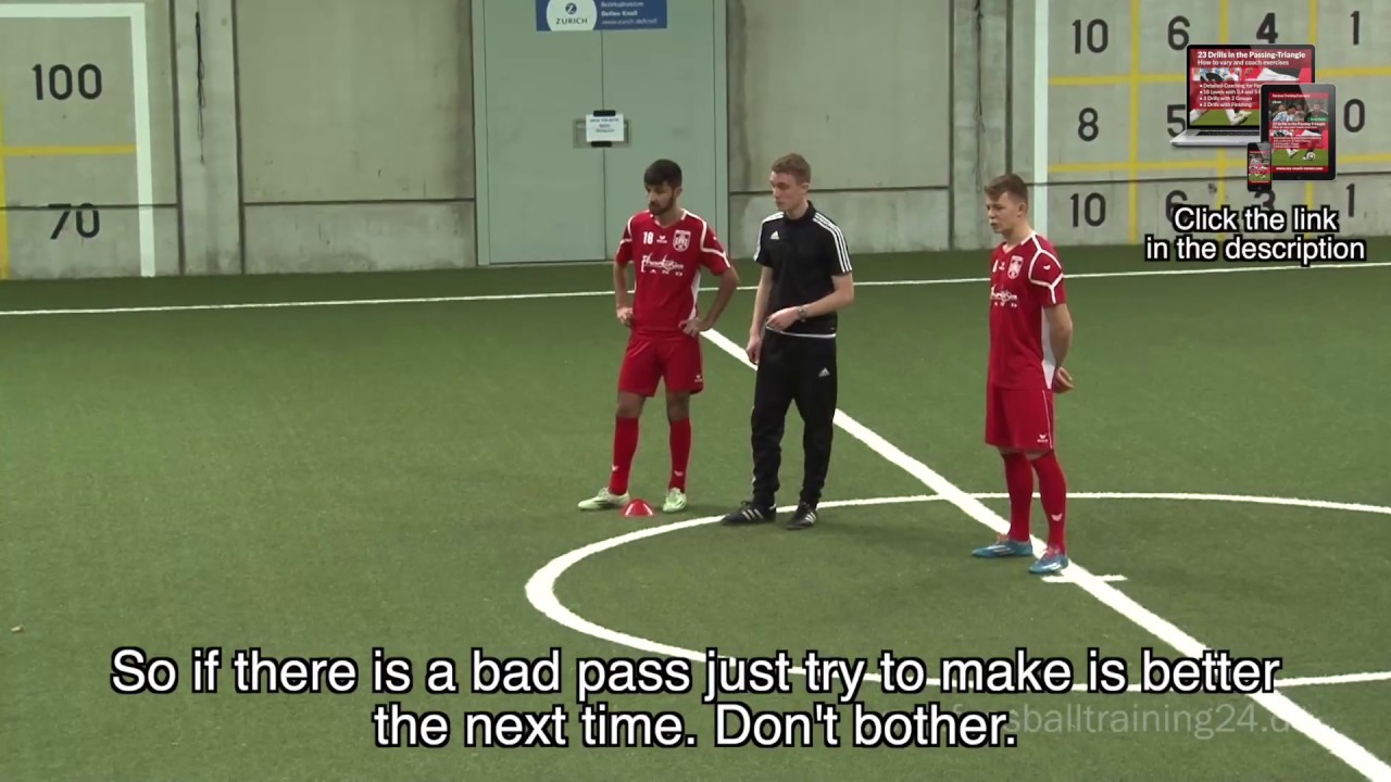 German Training Concepts - 23 Drills in the Passing-Triangle