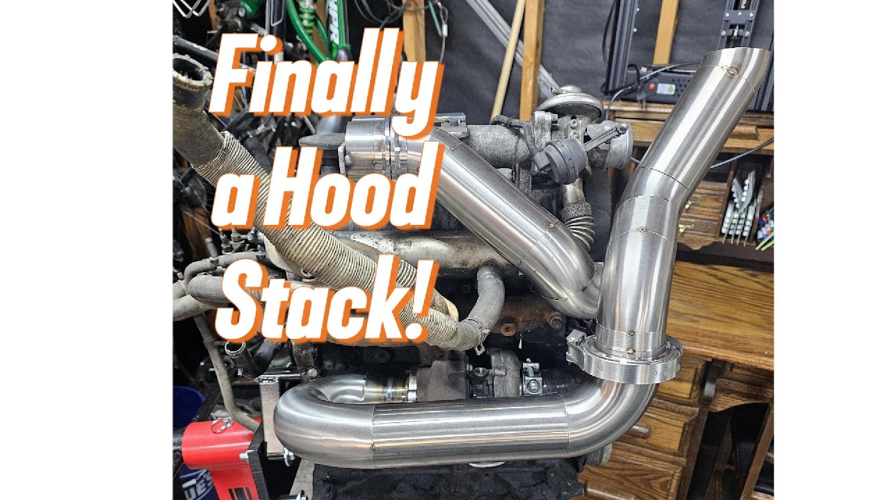 Custom Intake and Hood Stack for ALH TDI