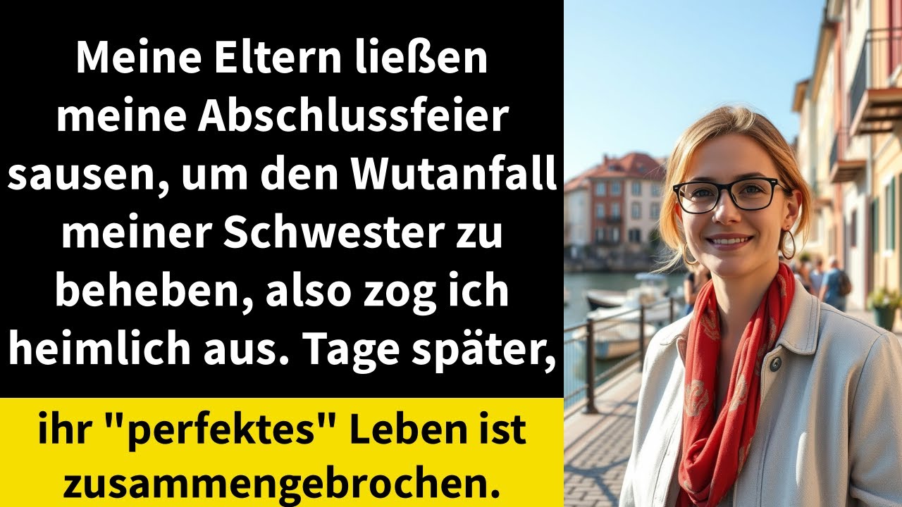 Meine Eltern ließen meine Abschlussfeier sausen, um den Wutanfall meiner Schwester zu beheben,