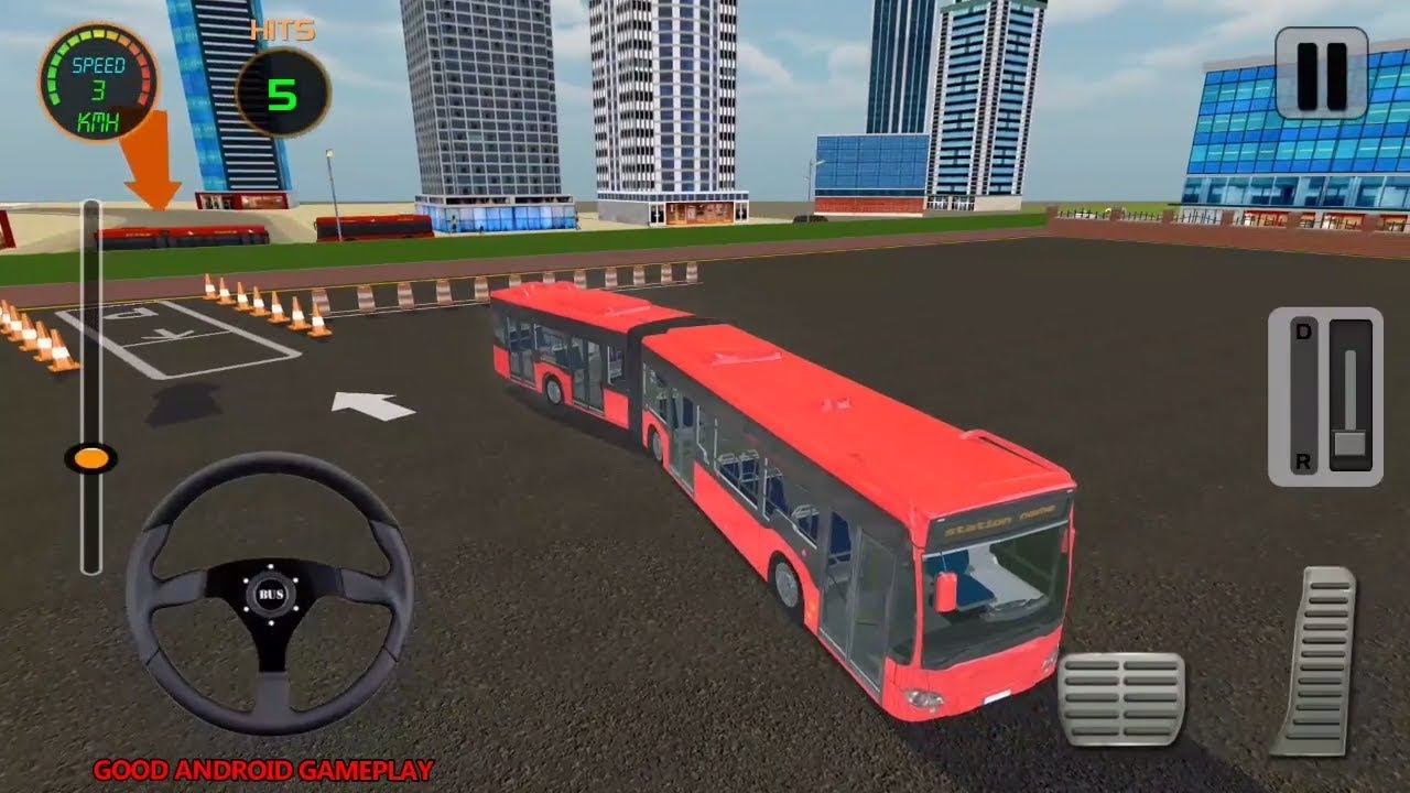 Bus Driving Academy 3D - NEW Long Bus | Extreme Parking Mode | Android GamePlay FHD