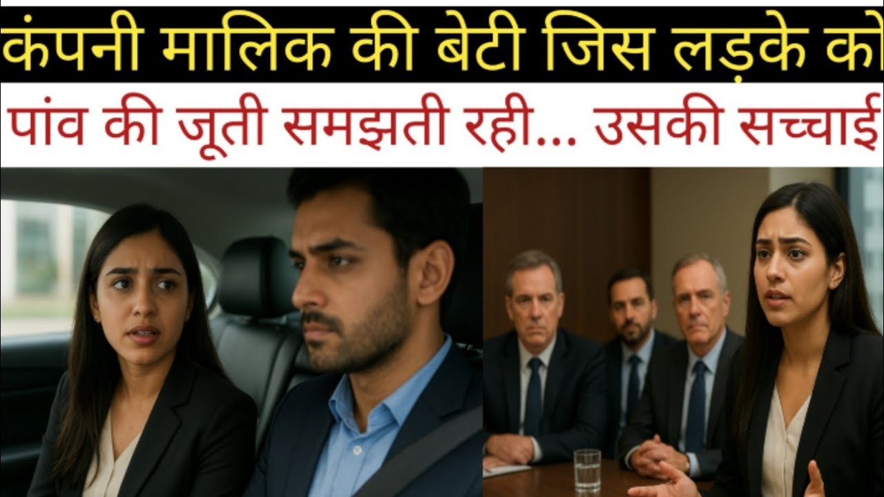 कंपनी मालिक की बेटी जिस लड़के कोपांव की जूती समझती रही... उसकी सच्चाई