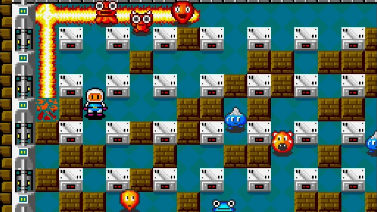 Dyna Blaster (1992) - Full Game Walkthrough (Longplay)