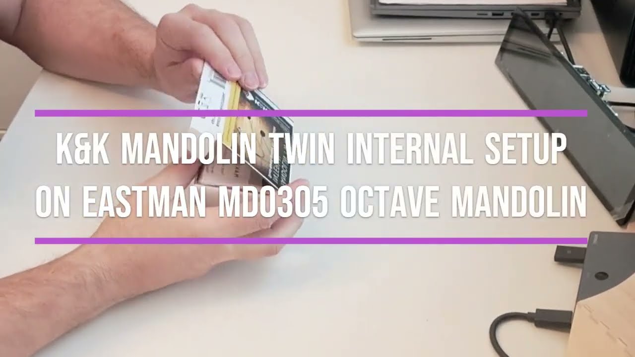 K&K Mandolin Twin Internal Installation on Eastman MDO305 Octave Mandolin