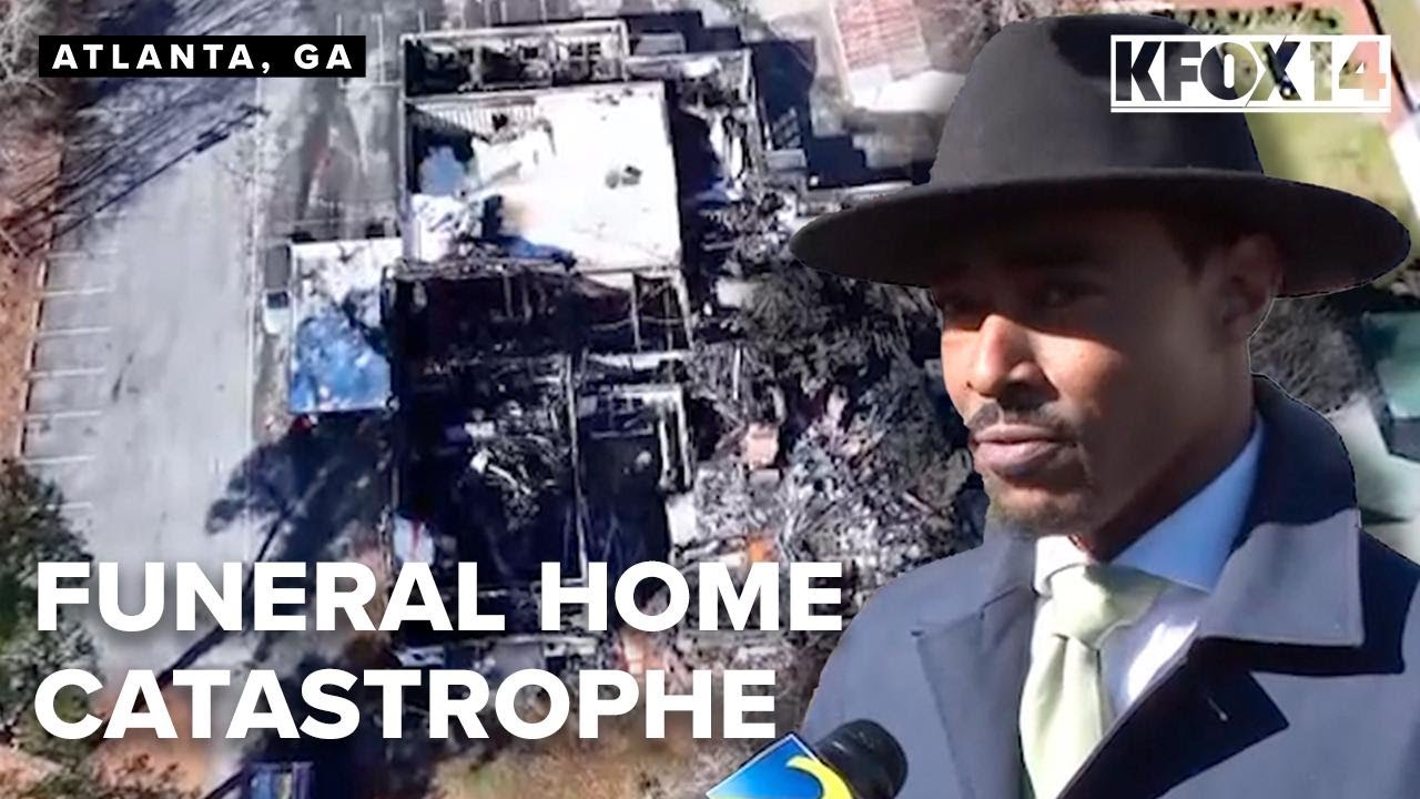 Funeral home caught fire and staff risked their lived to rescue customers bodies