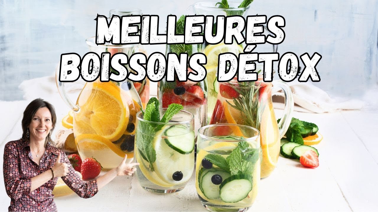 5 boissons d&eacute;tox 🌿