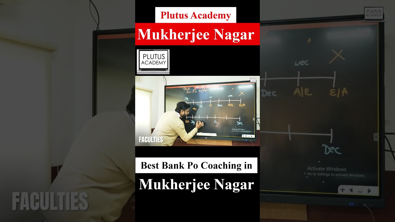 Best Bank Po Coaching in Mukherjee&nbsp;Nagar #shortviral #plutusacademy