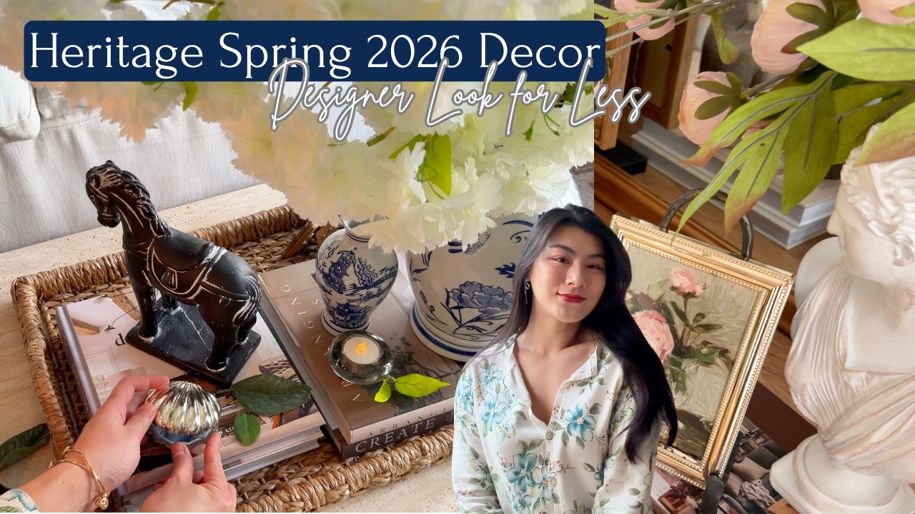 At Home Spring Decor Haul 2026 | Blue & White + Horse Styling Trends