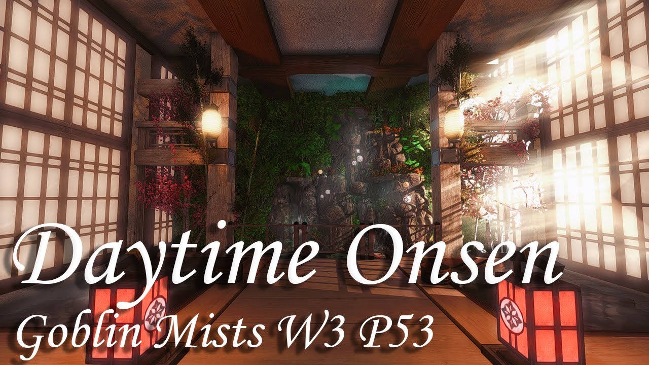 Daytime Onsen [S] FFXIV Housing Tour