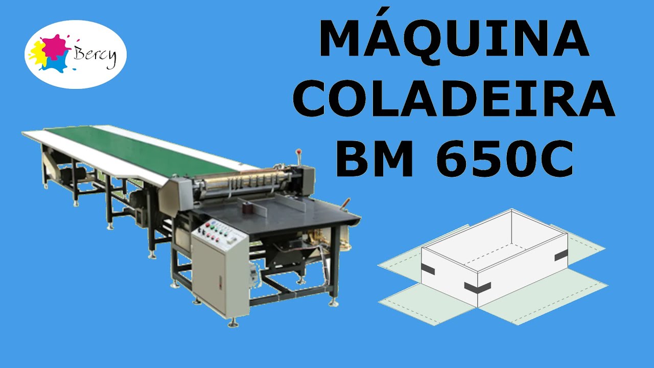 Máquina Coladeira para Caixas Rígidas BM 650C