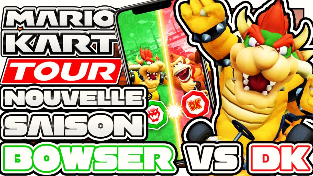 RALLYE EN ÉQUIPE | SAISON BOWSER 🆚 DONKEY KONG 💥 - MARIO KART TOUR FR
