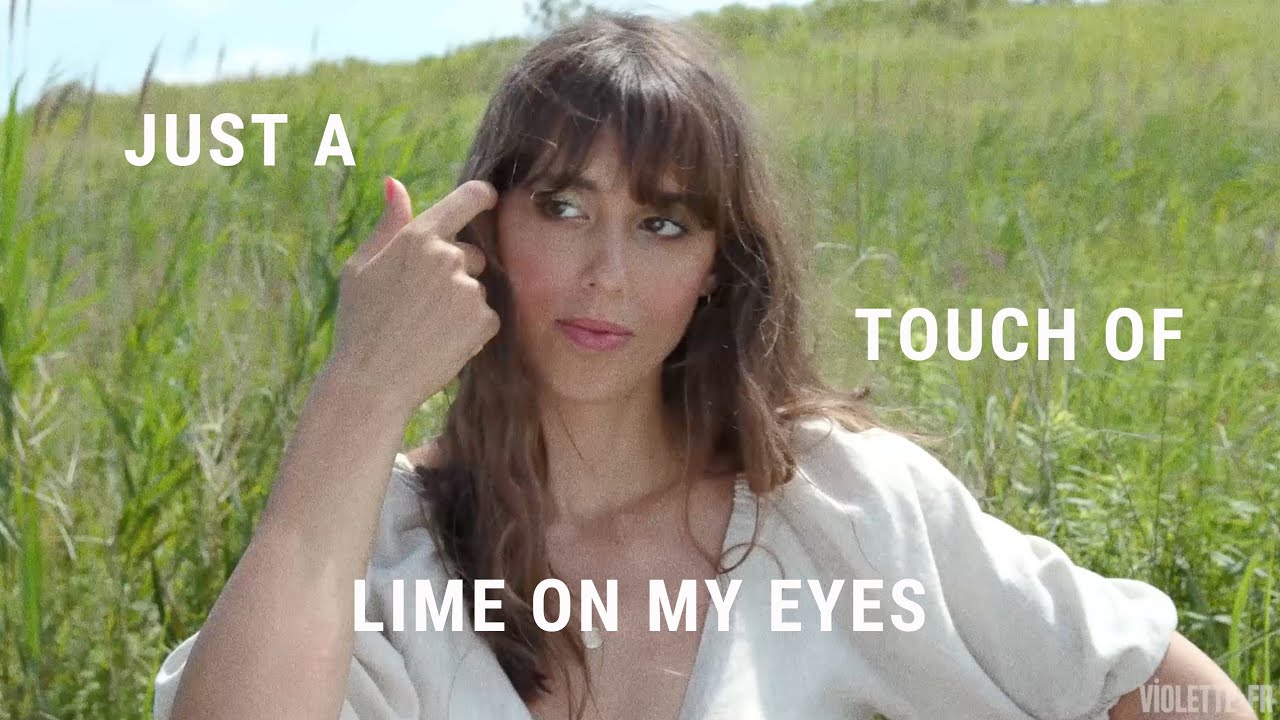 JUST A TOUCH OF LIME ON MY EYES
