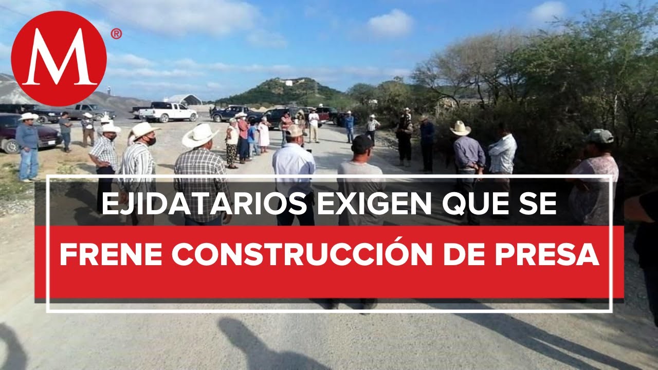 Ejidatarios de Linares realizan plantón en Nuevo León