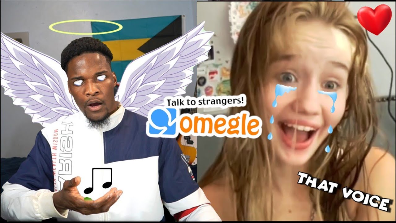 Angel On Omegle Singing To Strangers (Girls Cried) (Omegle Singing Reactions )