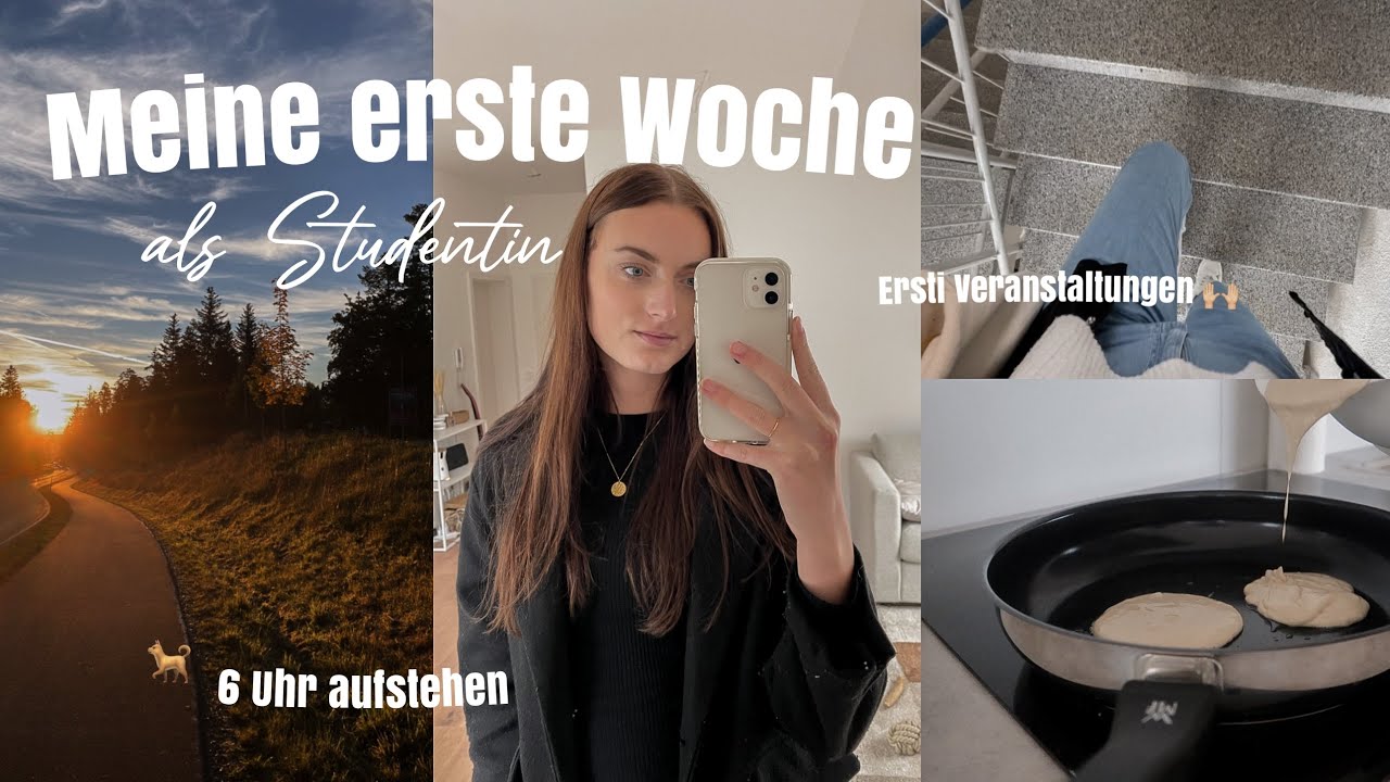 Meine 1. UNI WOCHE | neuer Alltag als Studentin, Ersti Tage & Küchenupdate | VLOG