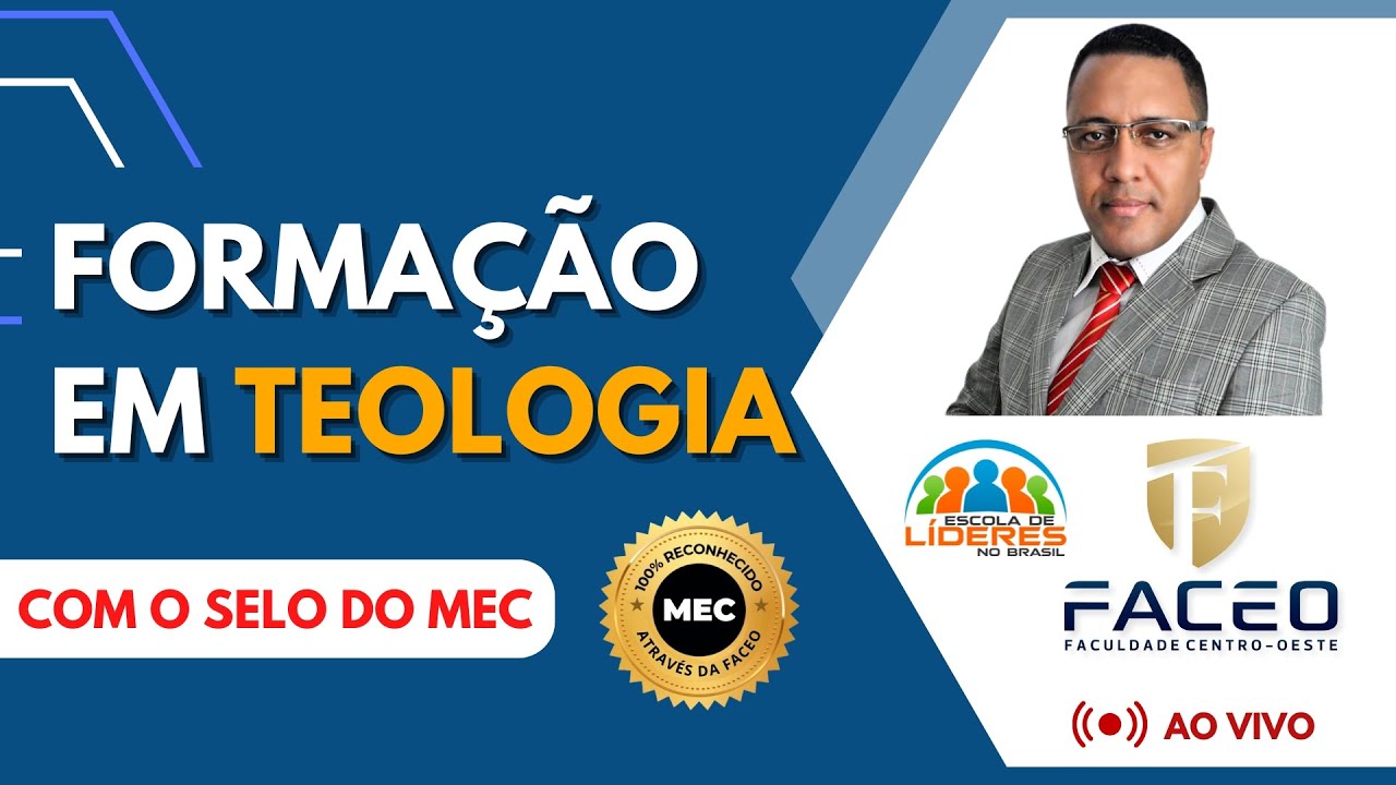 FORMAÇÃO EM TEOLOGIA COM O SELO DO MEC