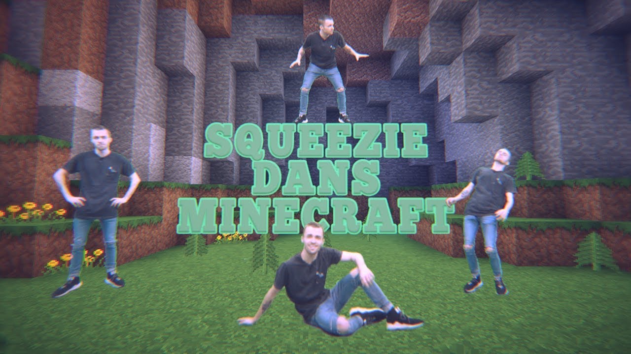 SQUEEZIE В MINECRAFT (ЗЕЛЕНЫЙ ФОН)