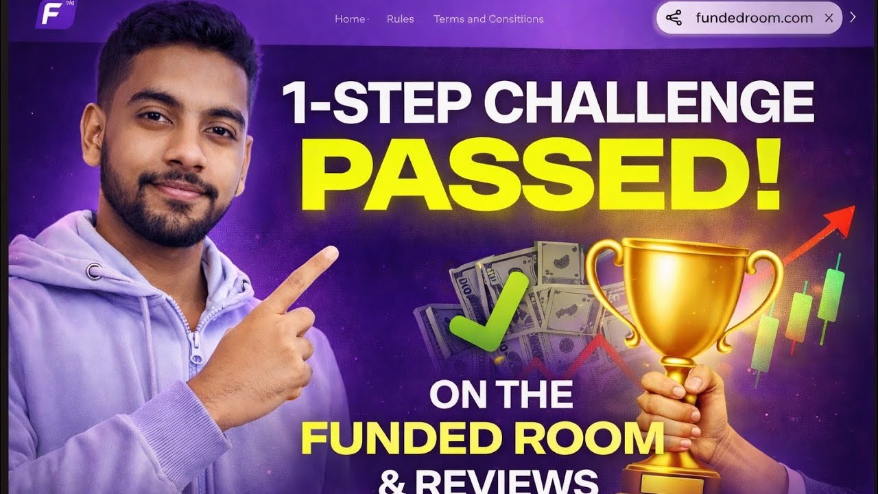 The Funded Room 1 Step Challenge Pass in 1 Day 🔥 | Why 1 Step is Best Prop Firm Model