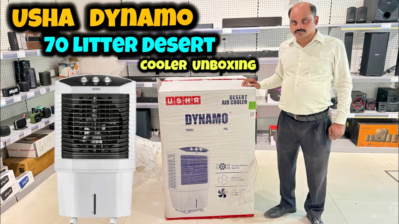 USHA Dynamo 70 Litter Desert  Cooler Unboxing  || Best Desert Cooler 2024 🥶 
