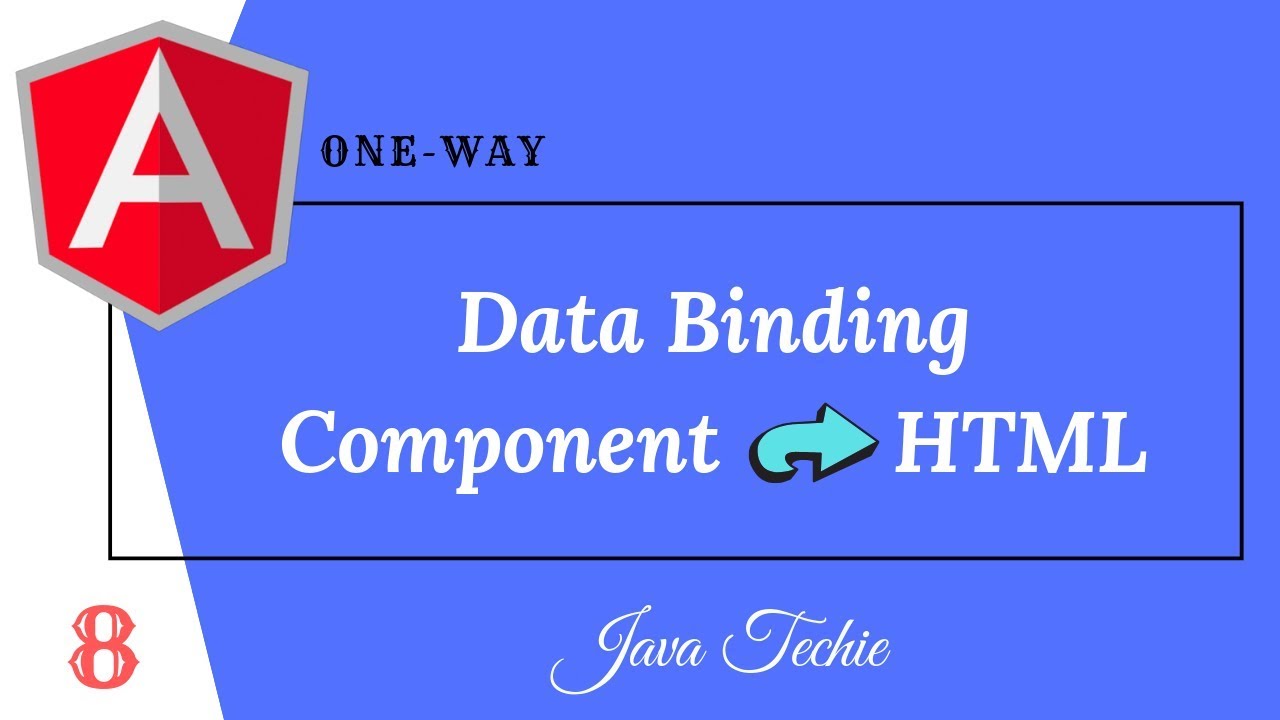 Angular 8: односторонняя привязка данных | Пример | Java Techie