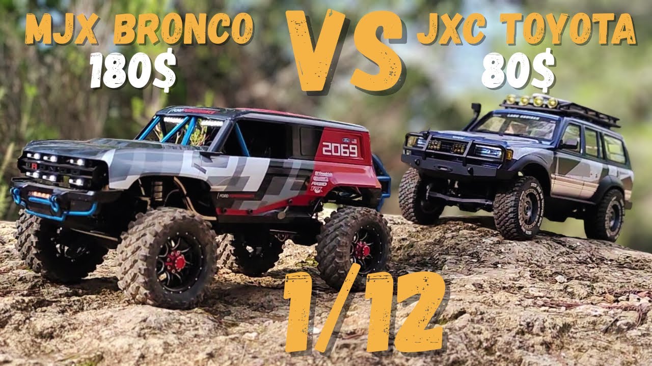 MJX BRONCO VS JXC TOYOTA LC80 1/12 SCALE ADVENTURE OFF-ROASD 4X4