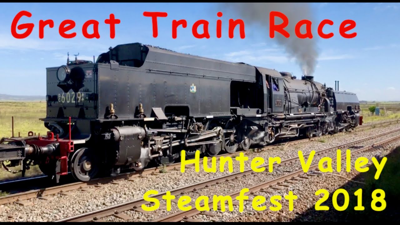 Australia -2018 Hunter Valley Steamfest Great Steam Train Race