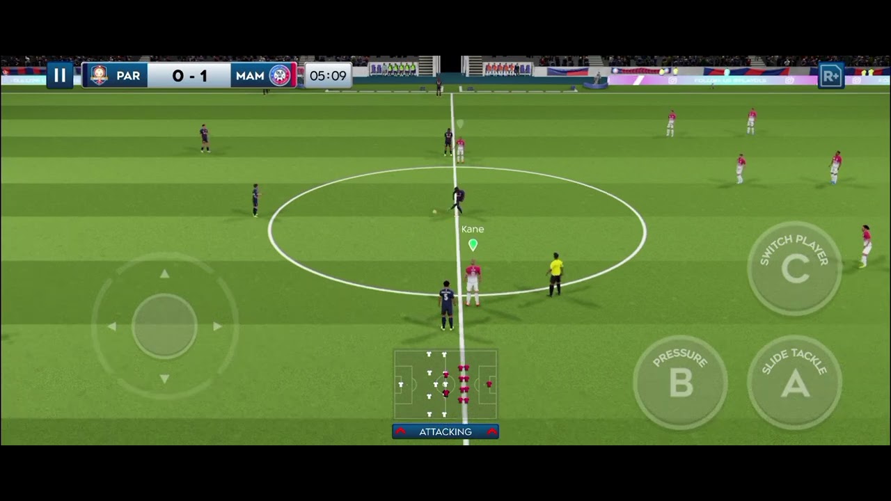 My First Ever DLS Video| Epic Goals & Gameplay🔥| Paris Saint-Germain⚽  🆚 My Madrid ⚽| First Half 