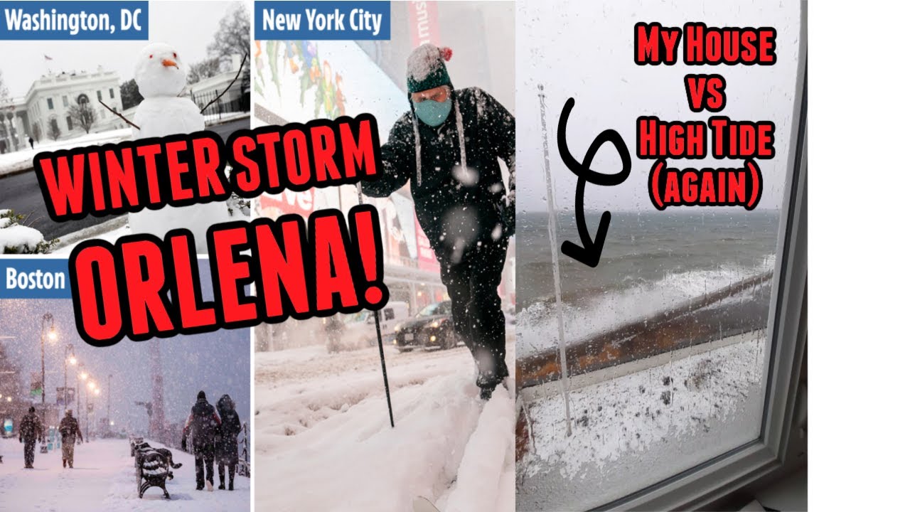 VLOG! WINTER STORM OLENA THREATENS OUR SEASIDE HOME & A VACCINE APPOINTMENT.