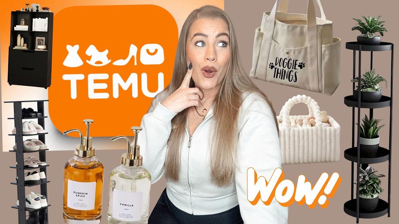 XXL 200€ TEMU HAUL 😍 Haushalt, Möbel, Aufbewahrung & Dekoration | 100€ Gutschein 🎁 Michèle Schmidt