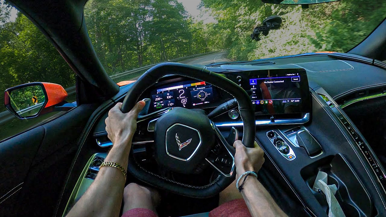 Corvette C8 PUSHED HARD On Backroads! *POV Driving*