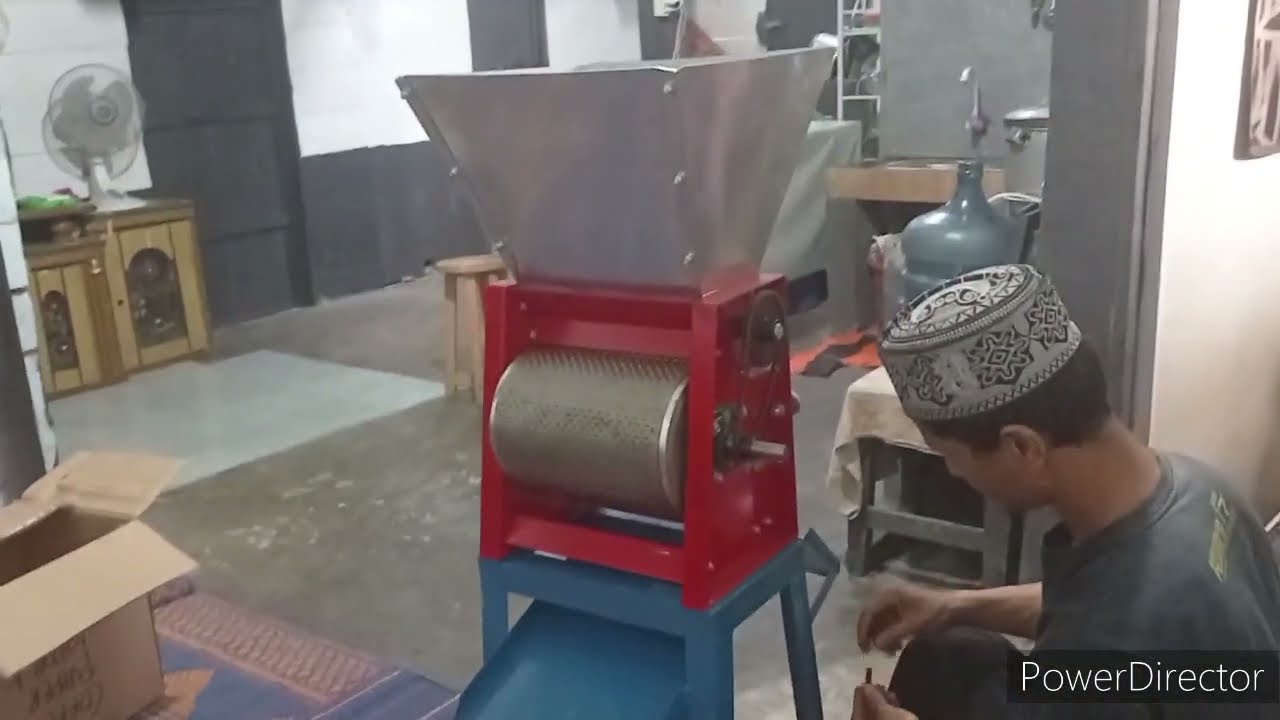 merakit mesin kopi basah