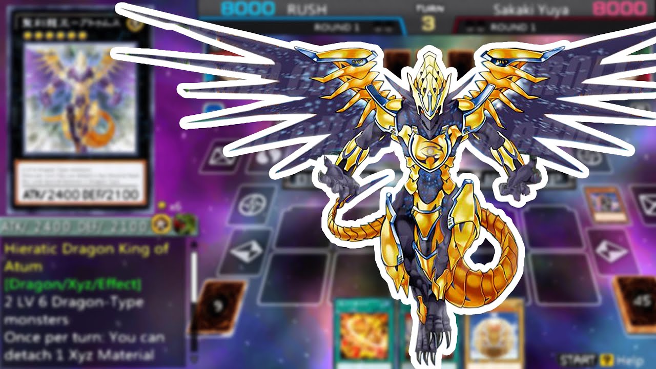 Yu-Gi-Oh! ARC-V Tag Force Special - Hieratic Dragons Deck!