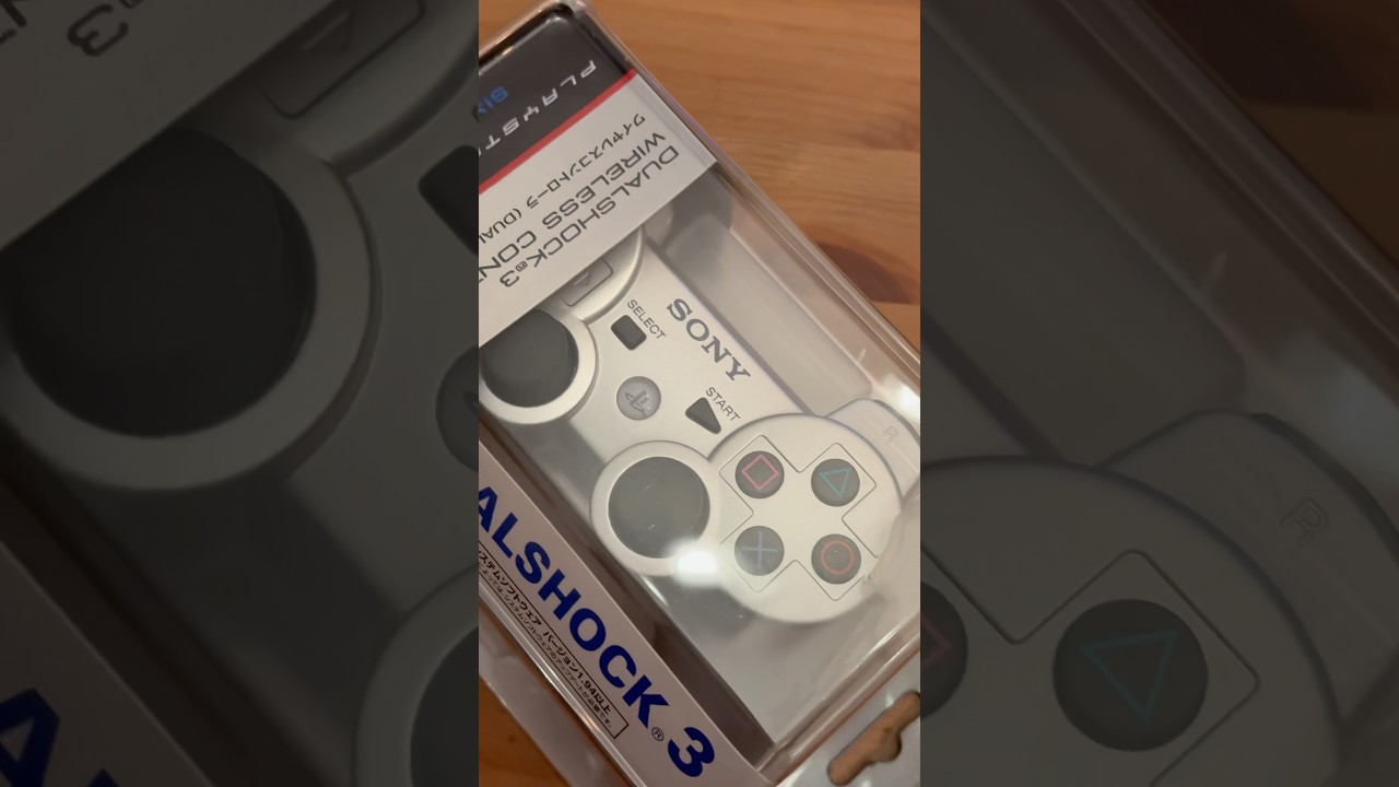 Brand New Sealed Sony PlayStation 3 DualShock 3 CECHZCJ2 Satin Silver Controller #shorts