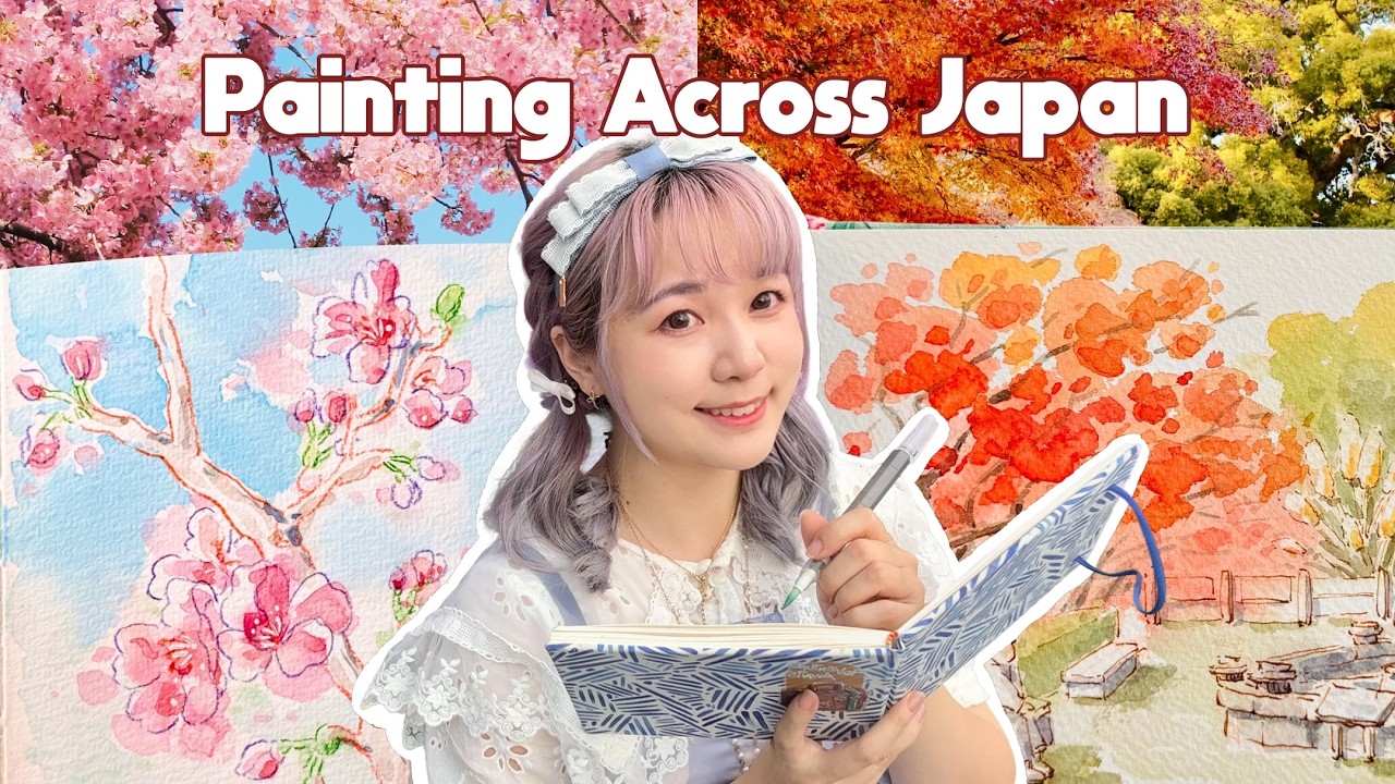 3 Years Sketching in Japan 🌸 4 Seasons Through My Sketchbook