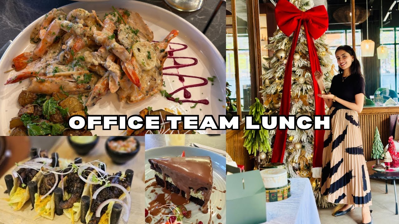 Team Lunch Vlog 👩‍💻| Roast Town Global Grill Edappilly 🍽️ 🍗 