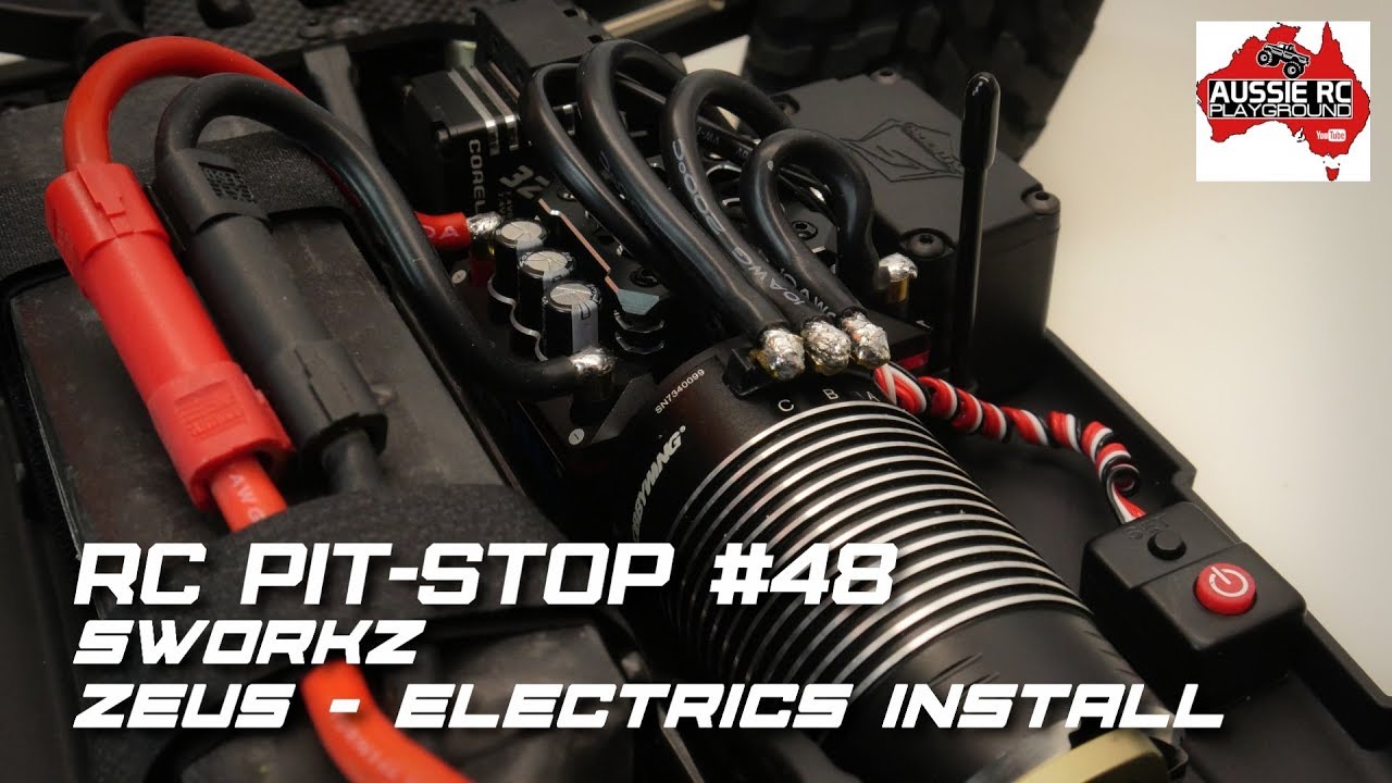 RC PitStop 48 - SWorkz Zeus MT - Electrics install