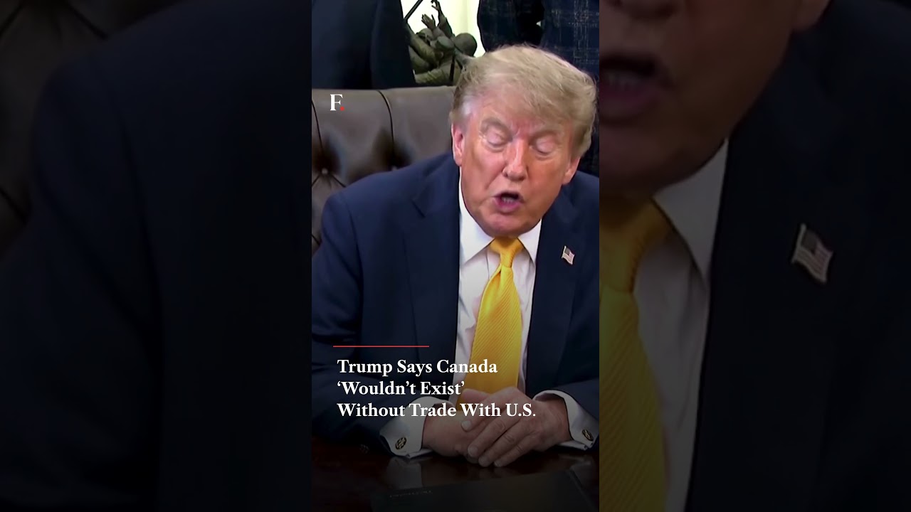 Трамп заявил, что Канада &laquo;не существовала бы&raquo; без торговли с США | Firstpost News
