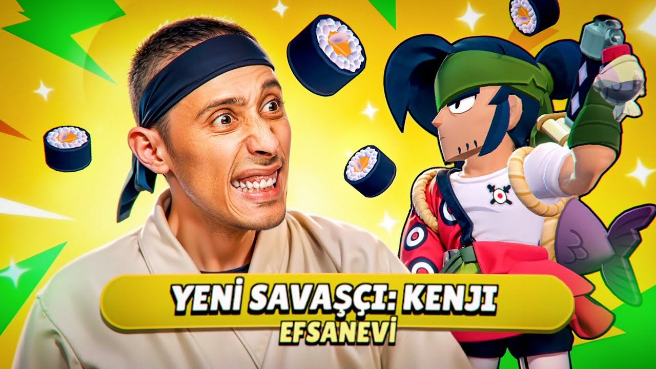 SAVAŞÇI KOLEKSIYAMA YENİSİ QOŞULDU-KENJI🔥🔥/BRAWL STARS