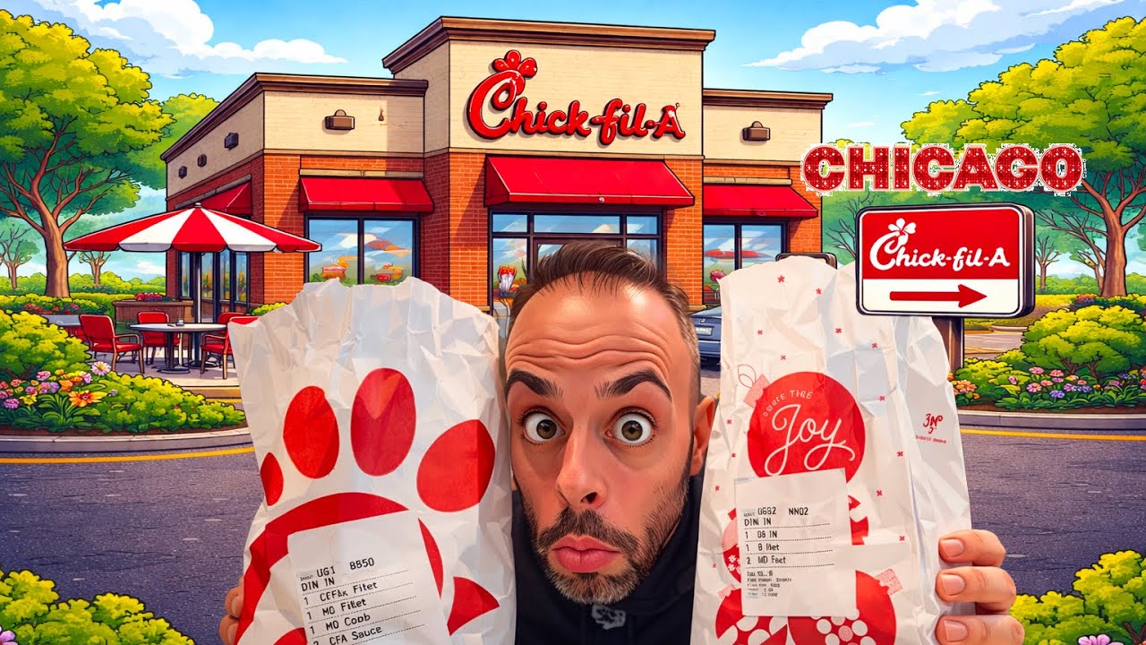 Ho provato Chick-fil-A a Chicago! La verità sul fast food più famoso d’America 🍗🇺🇸
